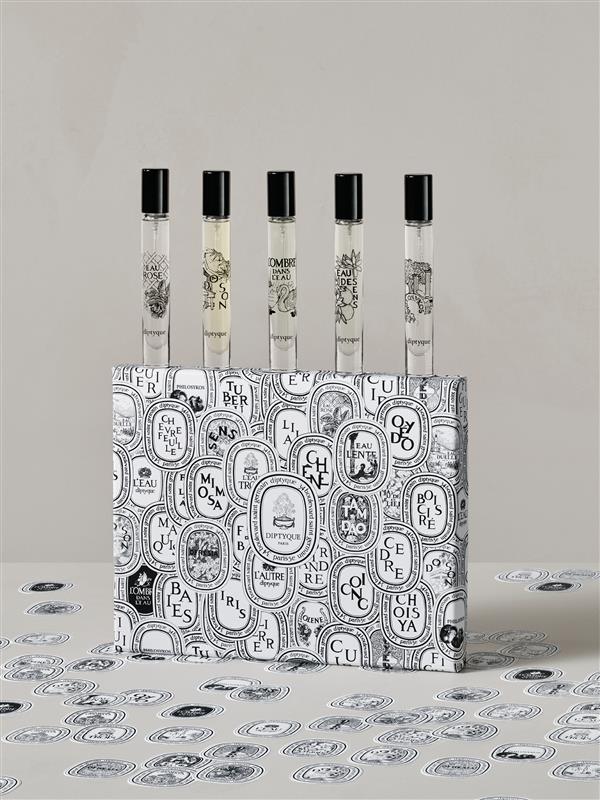 SET OF 5 EAUX DE TOILETTE PRE-COMPOSED 7.5ml